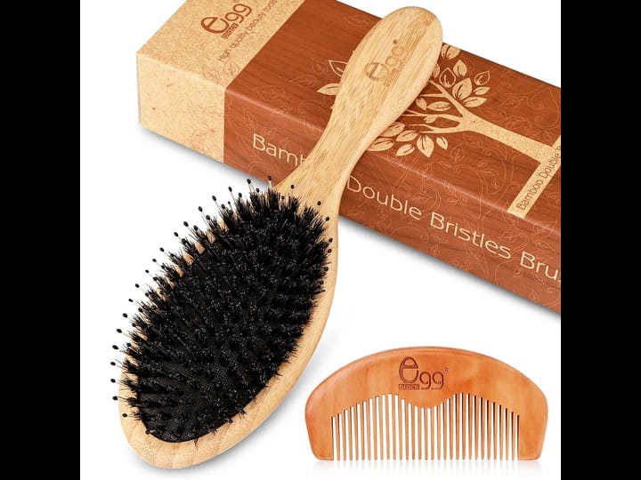 black-egg-boar-bristle-hair-brush-natural-bristles-hair-brush-for-women-men-kids-bamboo-hair-brush-f-1