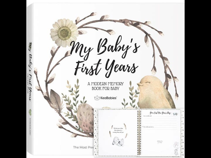 keababies-first-5-years-baby-memory-book-journal-90-pages-hardcover-keepsake-milestone-baby-book-won-1