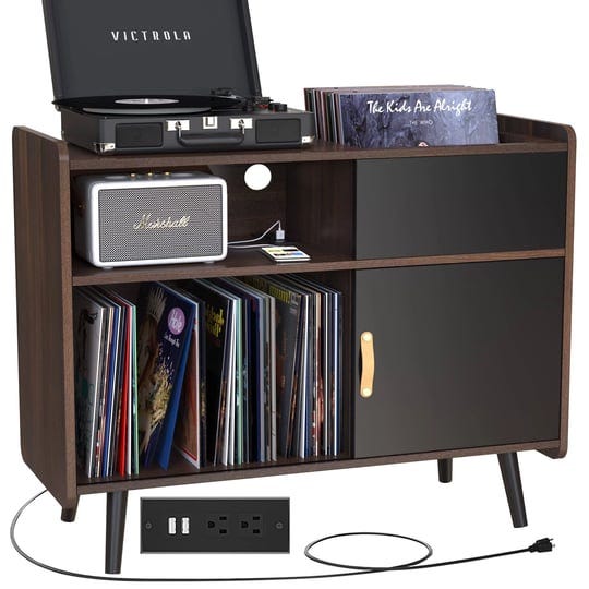 gdlf-record-player-stand-turntable-stand-with-vinyl-record-storage-holds-up-to-350-albums-size-34-25-1