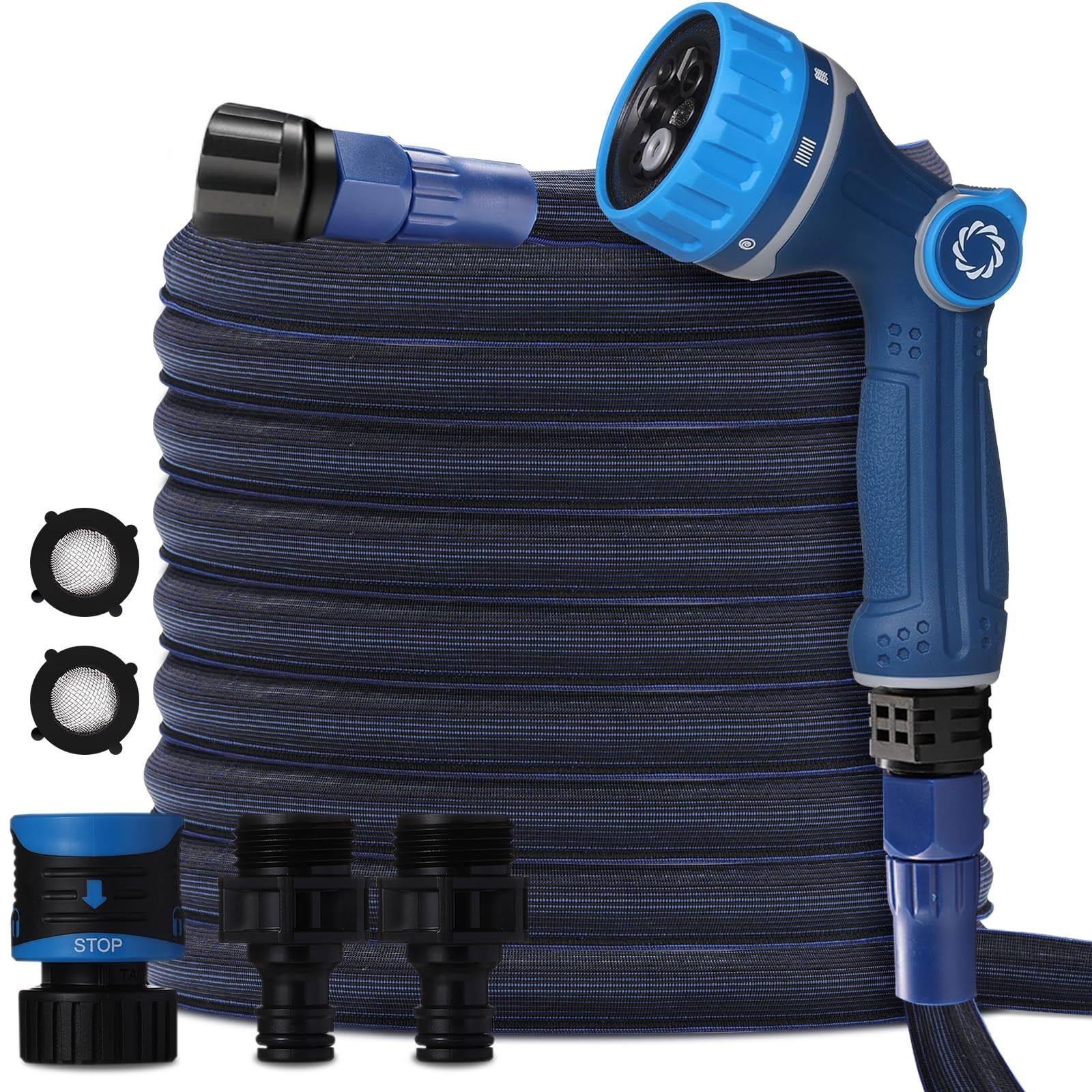 Versatile Airthereal Expandable Garden Hose with 8 Spray Patterns and Cyclone Mode | Image