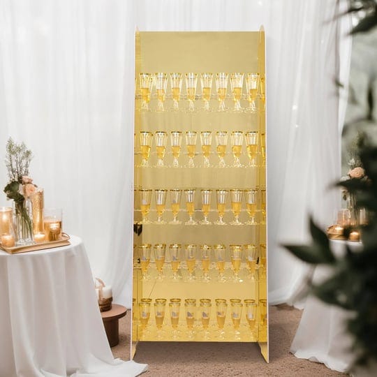 5ft-gold-mirror-finish-5-tier-40-champagne-glass-holder-wall-stand-foam-board-wine-glass-standing-ra-1