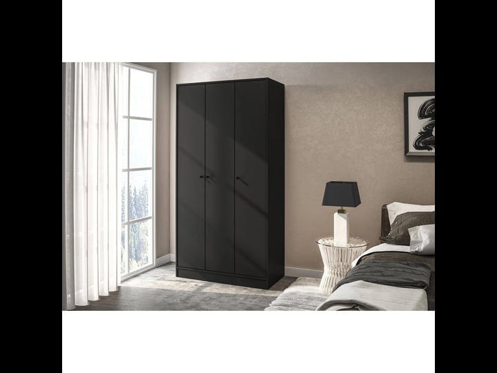 polifurniture-denmark-3-door-wardrobe-black-1