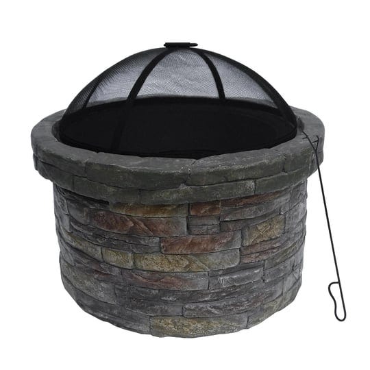 peaktop-outdoor-round-stone-fire-pit-with-cover-1