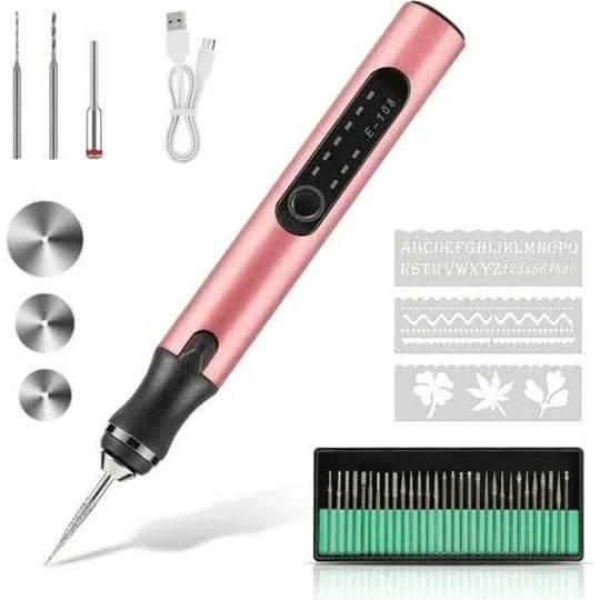 electric-engraving-pen-kit-with-35-bits-usb-rechargable-etching-engraver-tool-with-16-stencils-diy-c-1