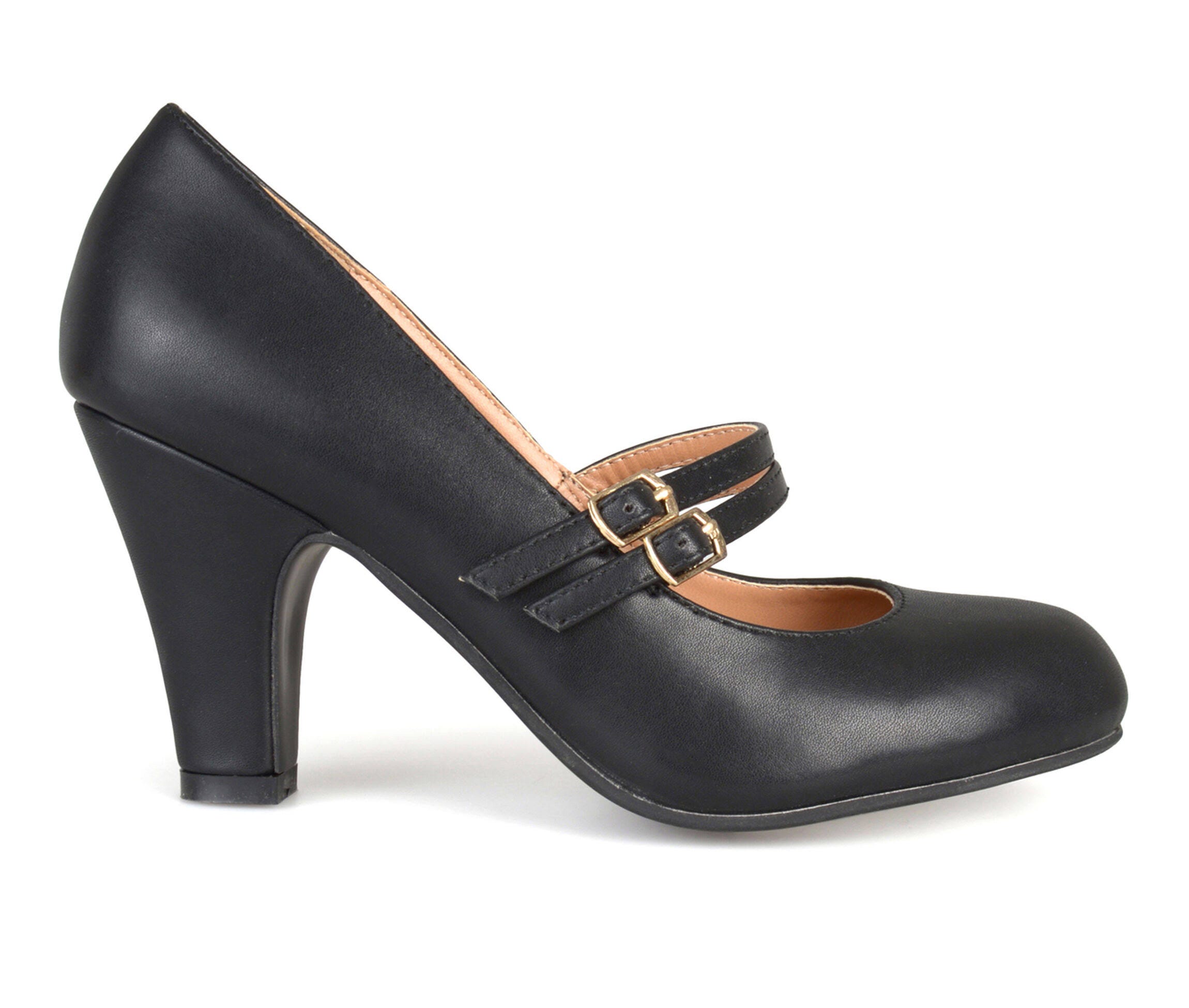 Comfortable and Chic Mary Jane Pump: Journee Collection Windy Wide Width Heels | Image