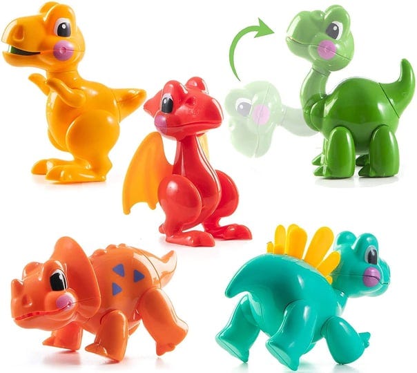 prextex-flexible-cartoon-dinosaurs-twister-stocking-stuffers-dinosaur-toys-5piece-set-1