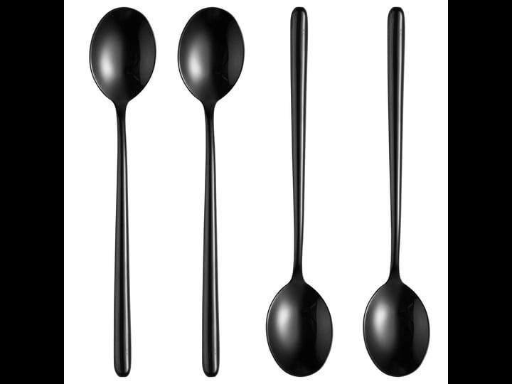 miupoo-steel-black-soup-spoon-long-handled-great-circle-spoonskorean-long-handle-soup-spoon4-pieces8-1