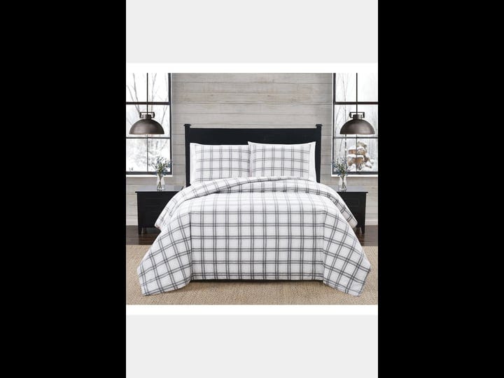 london-fog-grey-plaid-full-queen-3-piece-flannel-duvet-cover-set-gray-1