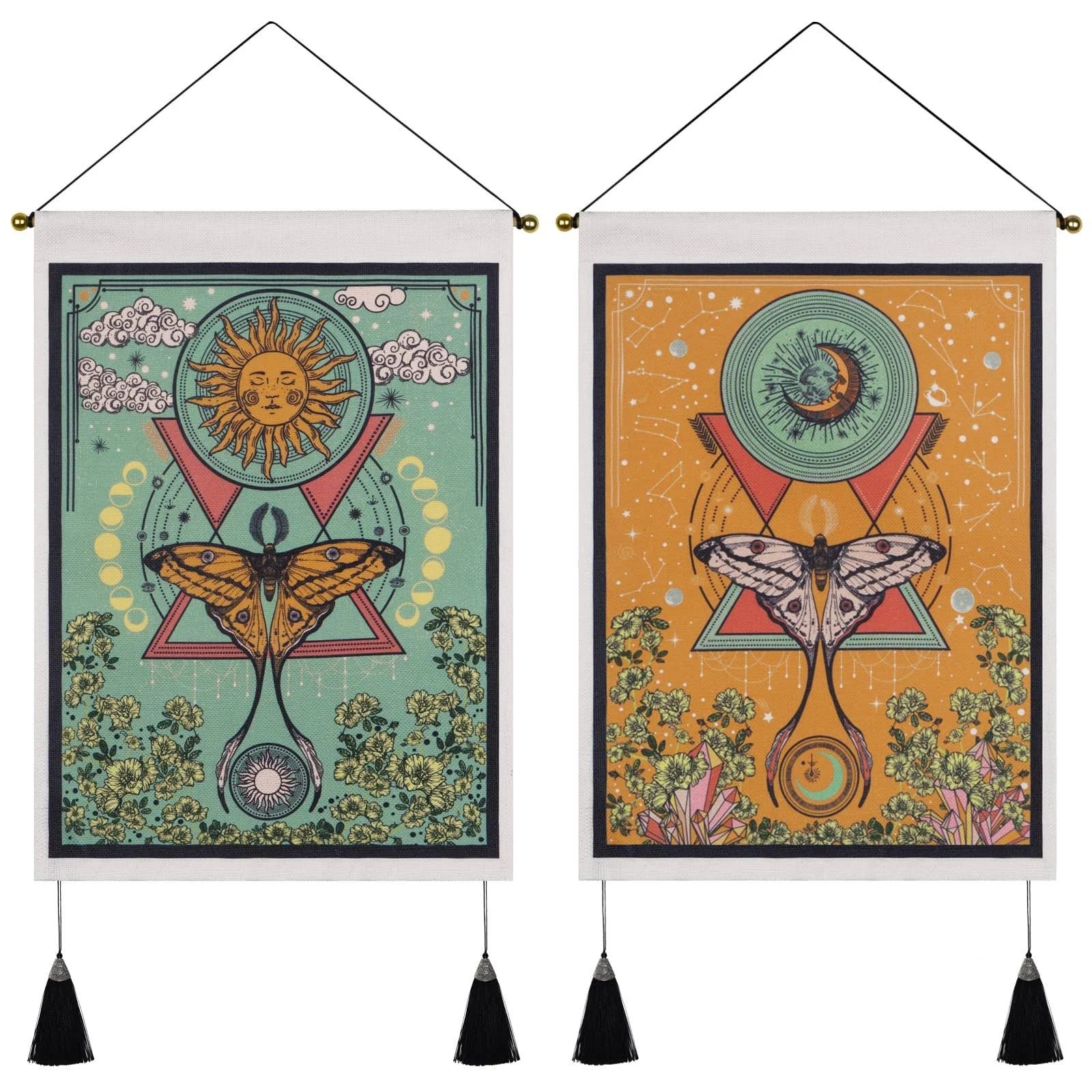 Moon and Sun Tapestry with HD Printing and Vivid Colors | Image