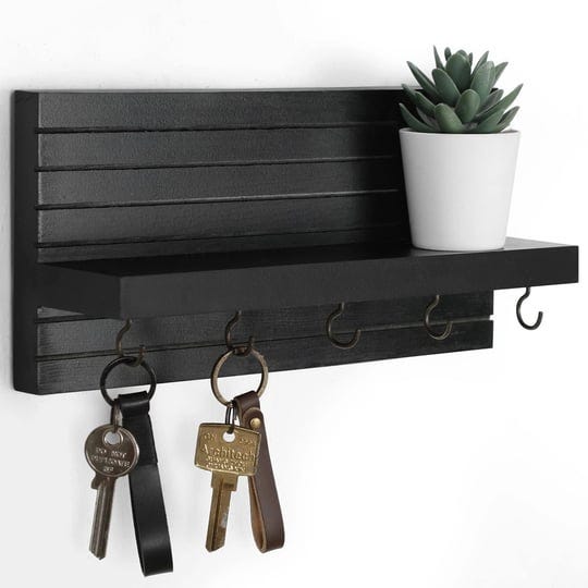 decorative-key-holder-for-wall-with-shelf-entryway-shelf-with-hooks-holds-leashes-jackets-and-glasse-1