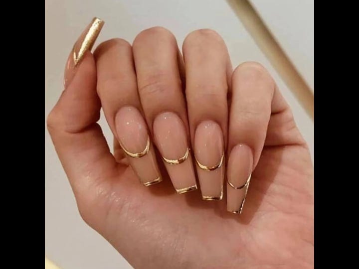 babalal-coffin-press-on-nails-long-french-tip-fake-nails-nude-glossy-g-1