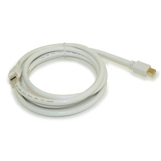mycablemart-6ft-mini-displayport-cable-30awg-gold-plated-white-1