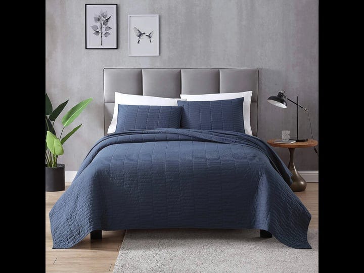 exq-home-quilt-set-full-queen-size-navy-3-piecelightweight-microfiber-coverlet-modern-style-stitched-1