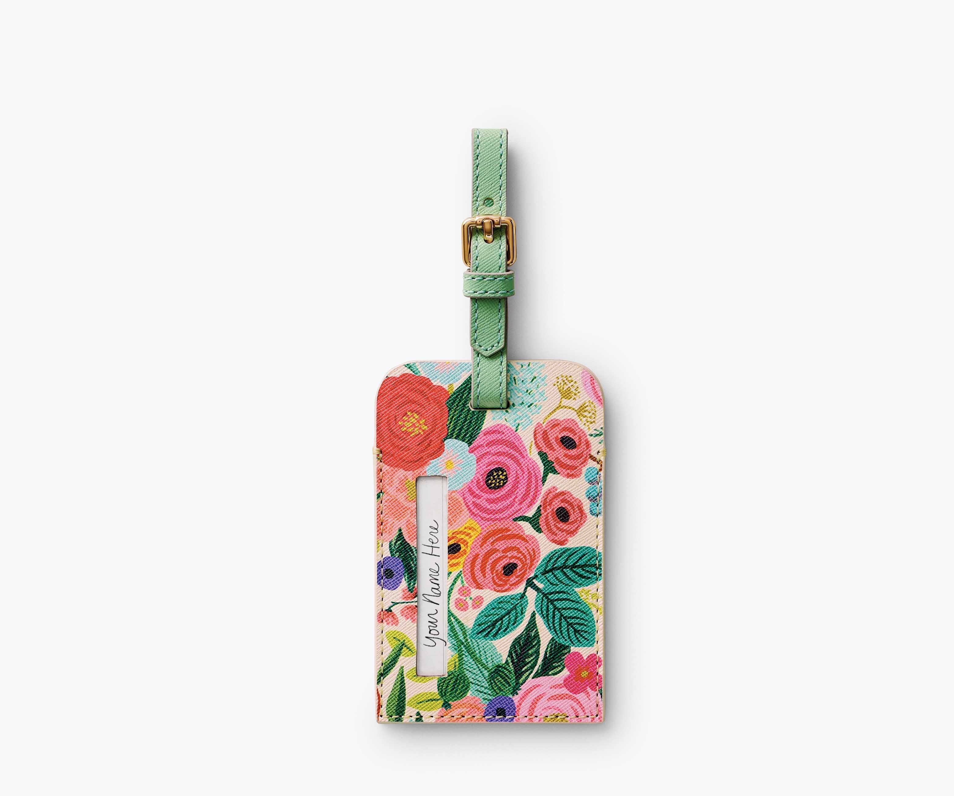 Elegant Rifle Paper Co Garden Party Luggage Tag | Image