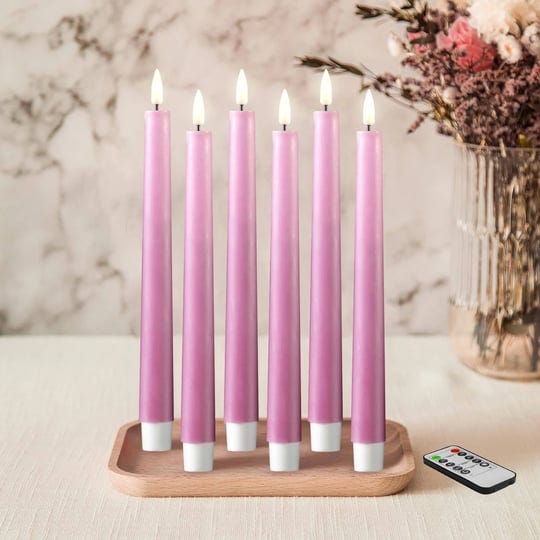 eywamage-hot-pink-flickering-flameless-taper-candles-with-remote-real-wax-battery-operated-led-candl-1