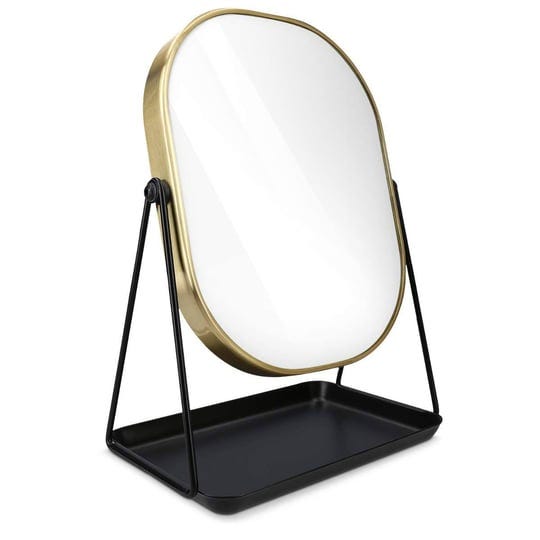 navaris-vanity-mirror-with-tray-table-top-mirror-with-metal-stand-and-storage-7-inch-x-9-inch-mirror-1