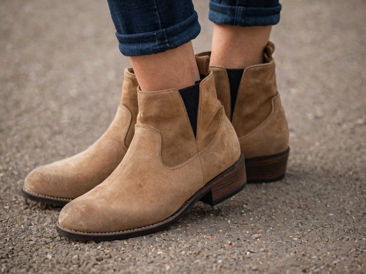 Suede-Booties-Low-Heel-4