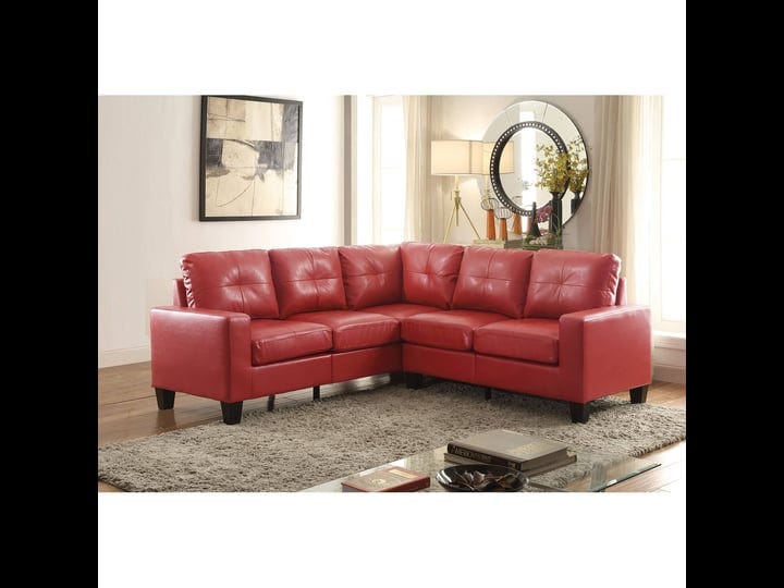 newbury-82-in-w-2-piece-faux-leather-l-shape-sectional-sofa-in-red-1