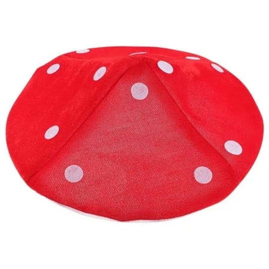 pinxor-mushroom-hat-funny-hats-mushroom-decor-for-kids-dress-up-cosplay-halloween-costume-girls-size-1