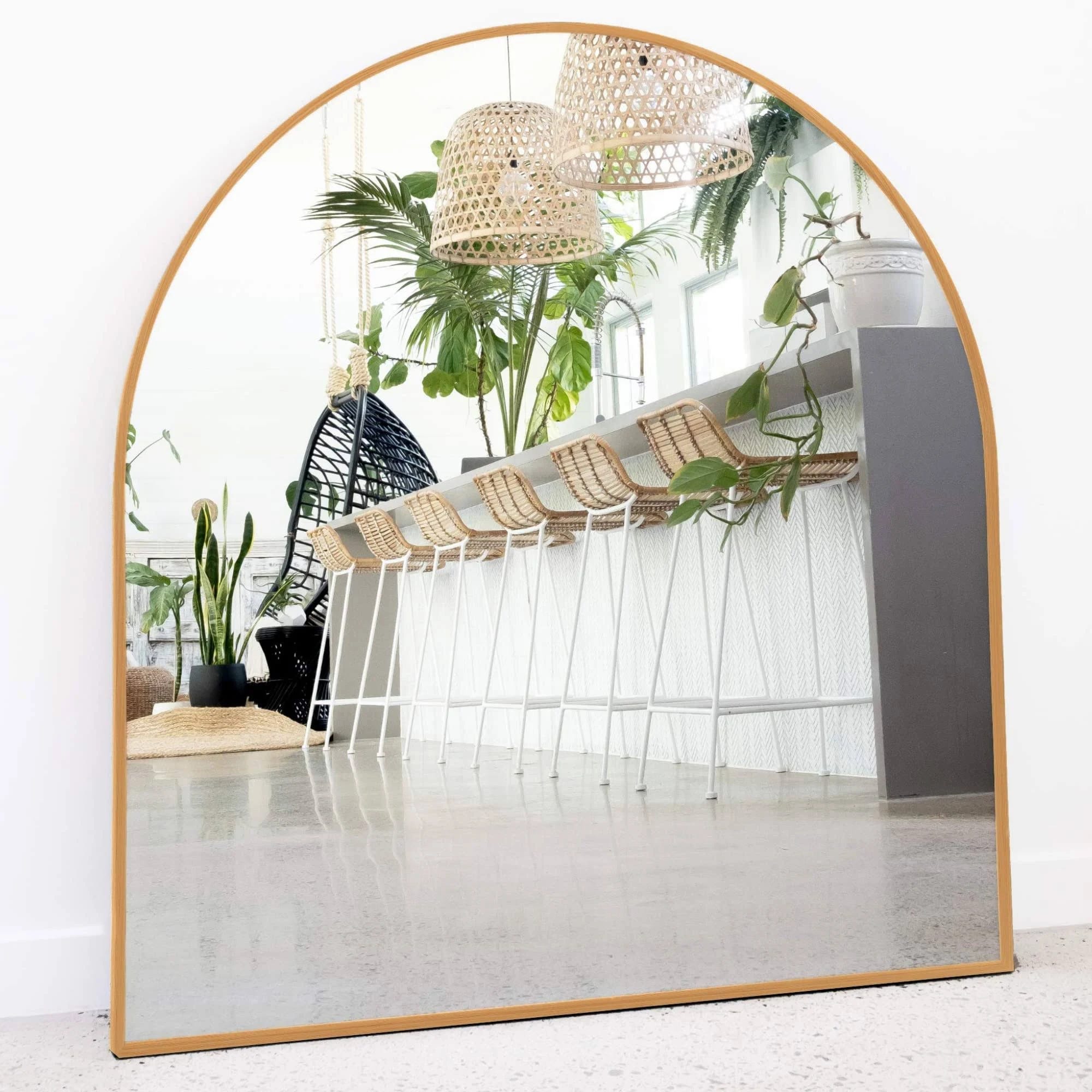 Gold Arched Mirror - 33