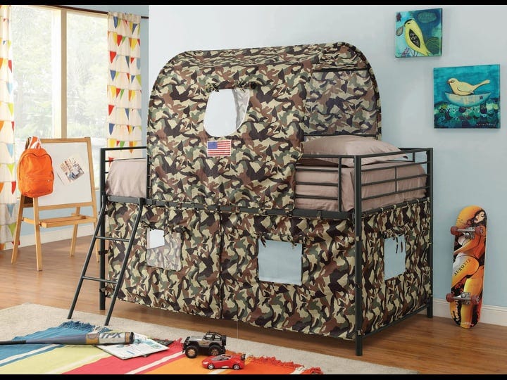 camouflage-tent-bunk-bed-by-coaster-1