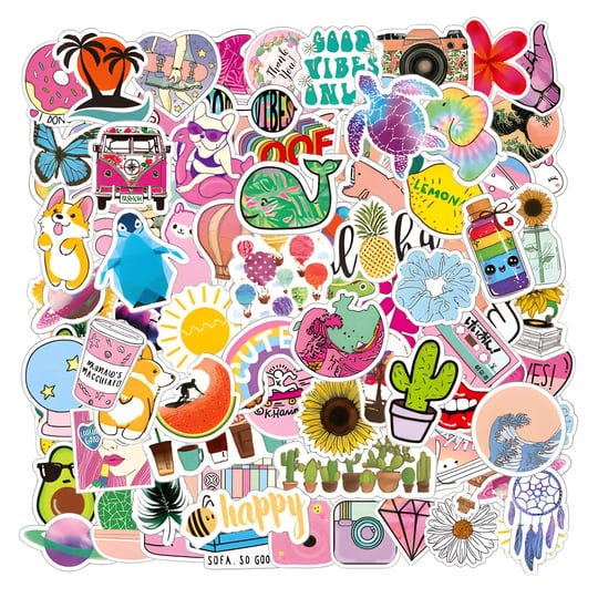 100-pcs-preppy-stickers-large-cute-water-bottle-stickers-for-laptop-kindle-phone-skateboard-scrapboo-1