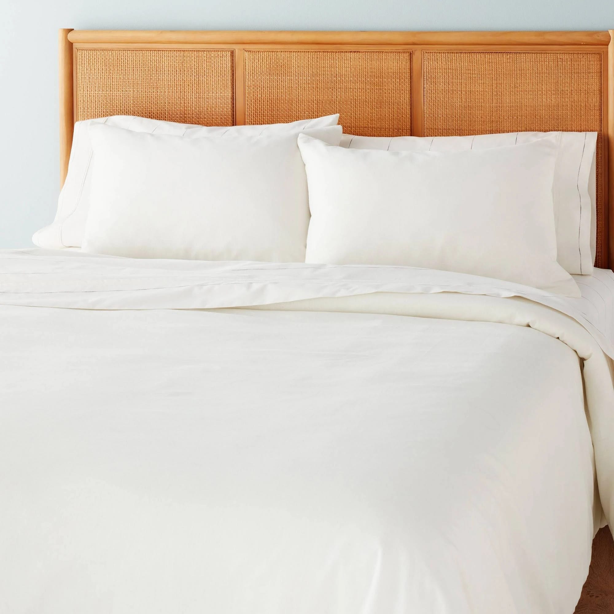 Sour Cream Linen Duvet Set for Full/Queen Beds - Hearth & Hand with Magnolia | Image