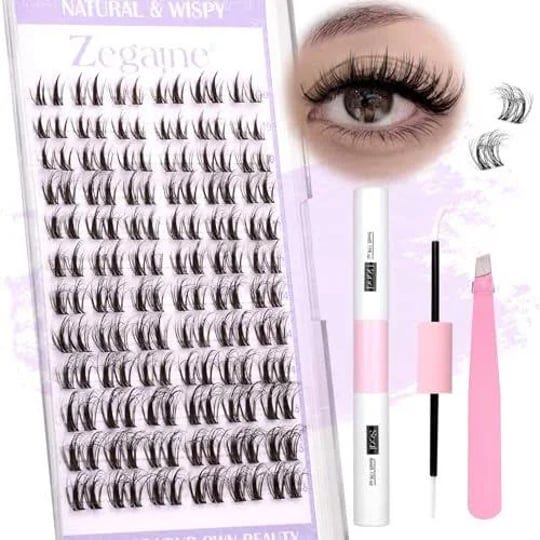 zegaine-manga-lashes-natural-look-anime-lash-clusters-kit-fluffy-faux-mink-cluster-lashes-10-16mm-1