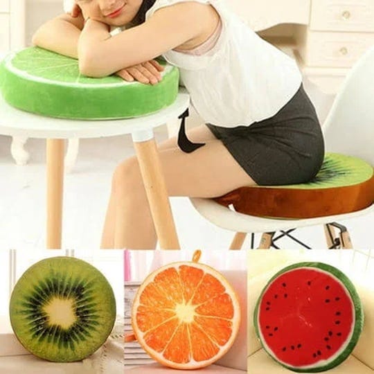 d-groee-round-throw-pillows-13-inch-orange-kiwi-watermelon-fruit-shape-3d-print-decorative-pp-cotton-1