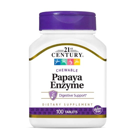 21st-century-chewable-papaya-enzyme-100-tablets-1