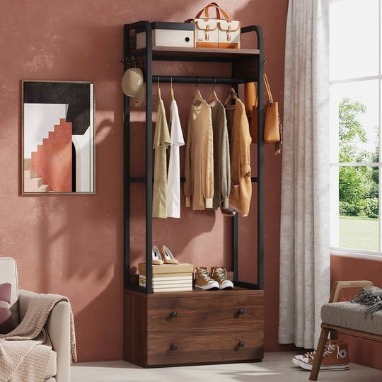 freestanding-closet-organizer-small-clothes-rack-coat-rack-with-drawers-and-shelves-rustic-brown-1