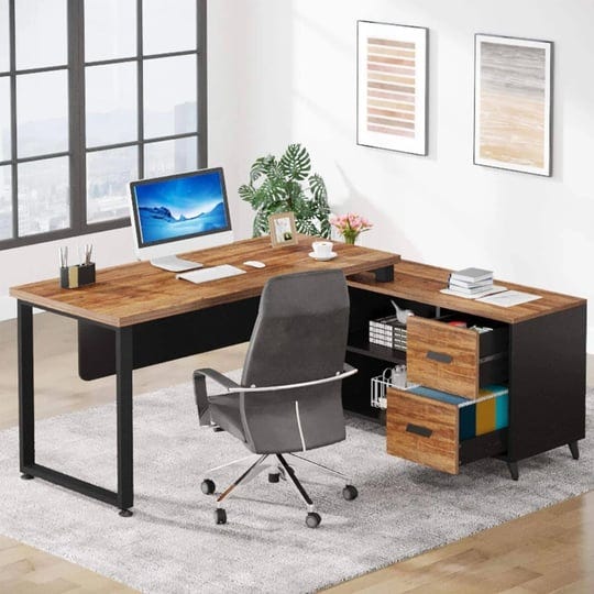 l-shaped-executive-desk-with-file-drawers-for-home-office-brown-1