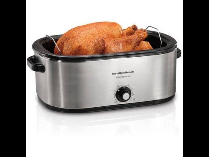 hamilton-beach-28-lb-22-quart-roaster-oven-with-self-basting-lid-stainless-steel-1