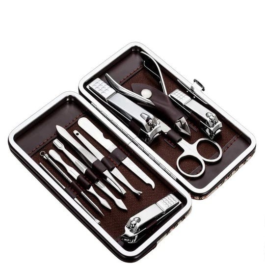 tseoa-manicure-pedicure-kit-nail-clippers-professional-grooming-kit-nail-tools-with-luxurious-travel-1
