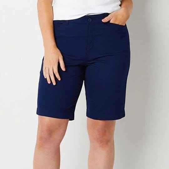 st-johns-bay-secretly-slender-womens-mid-rise-bermuda-short-blue-womens-8-shorts-bermuda-shorts-1