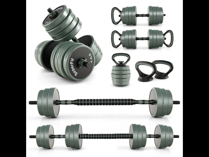 4-in-1-adjustable-weight-dumbbell-set-black-gray-costway-1