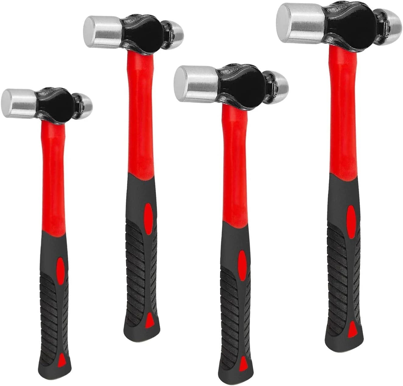 C&T Publishing 4-Piece Ball Peen Hammer Set | Image