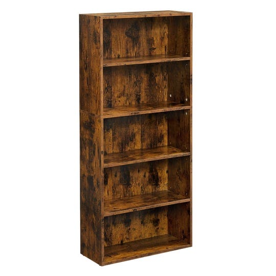 vasagle-bookshelf-5-tier-open-bookcase-with-adjustable-storage-shelves-floor-standing-unit-rustic-br-1