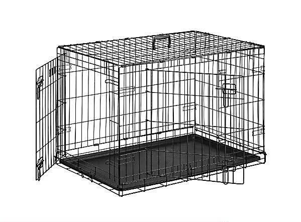 Retriever 2-Door Metal Wire Pet Crate for Safe and Comfortable Dogs | Image