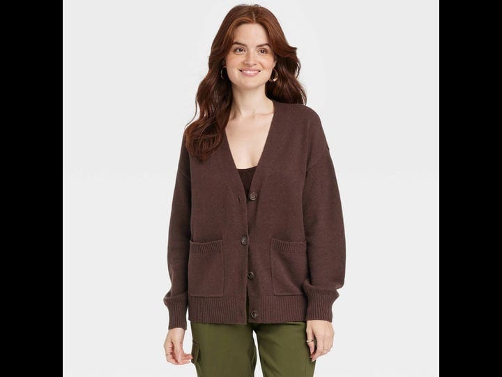 new-womens-boyfriend-cardigan-a-new-day-dark-brown-s-1