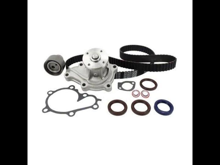 dnj-tbk616awp-timing-belt-kit-water-pump-for-85-94-mercury-nissan-3-0l-sohc-12v-1