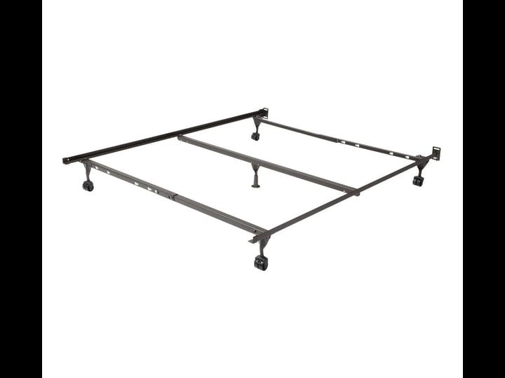 glenwillow-home-insta-lock-bed-frame-with-wheels-size-queen-1