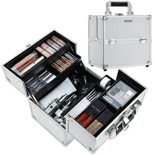 extra-large-makeup-case-cosmetic-train-case-with-dividers-lockable-makeup-box-organizer-size-9-8-x-7-1