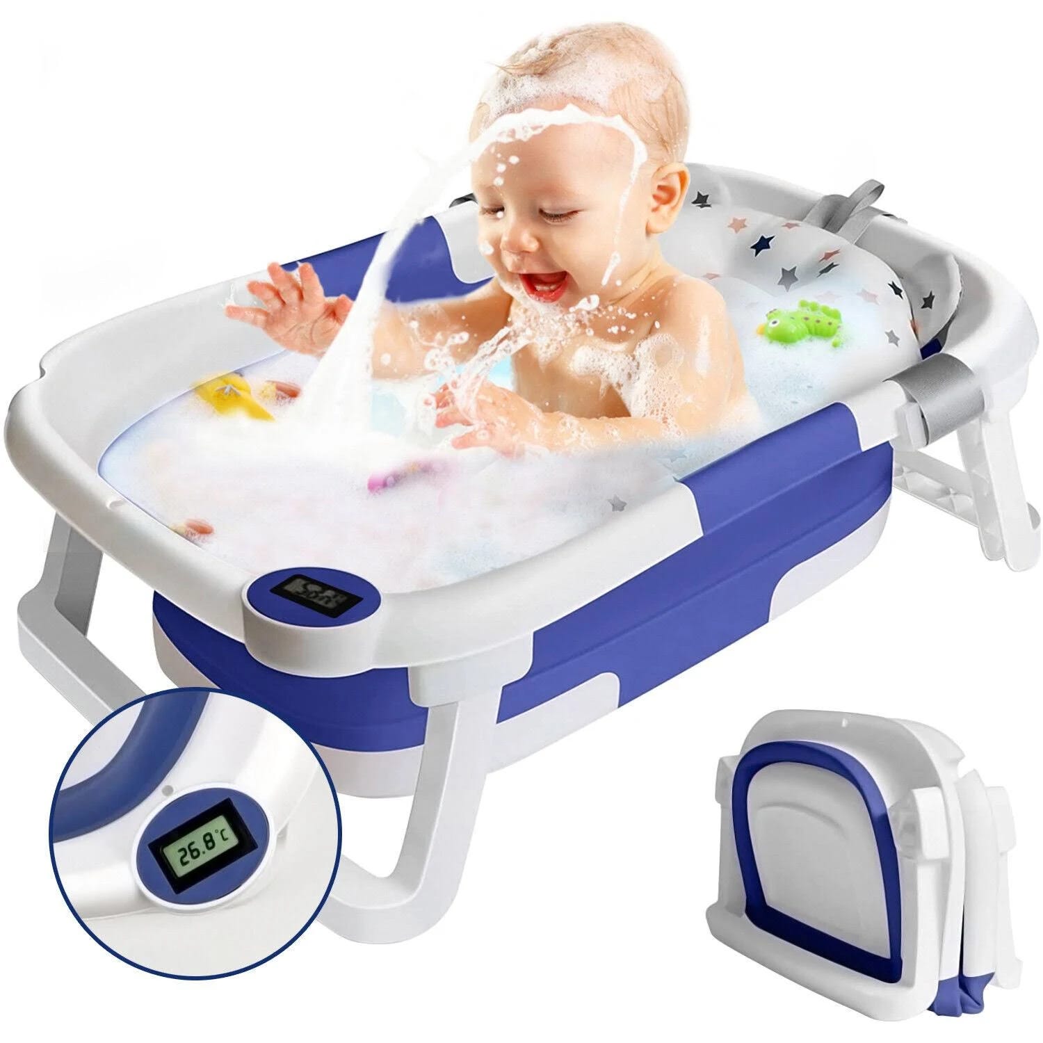 Travel-Friendly Adov Baby Bathtub for Infants | Image