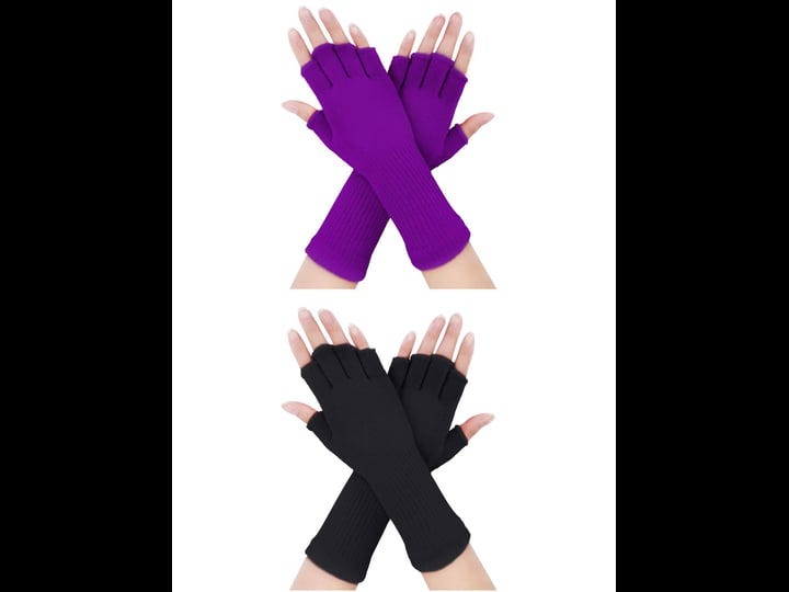 2-pairs-unisex-fingerless-gloves-half-finger-stretchy-knit-gloves-lengthen-wrist-mittens-winter-warm-1