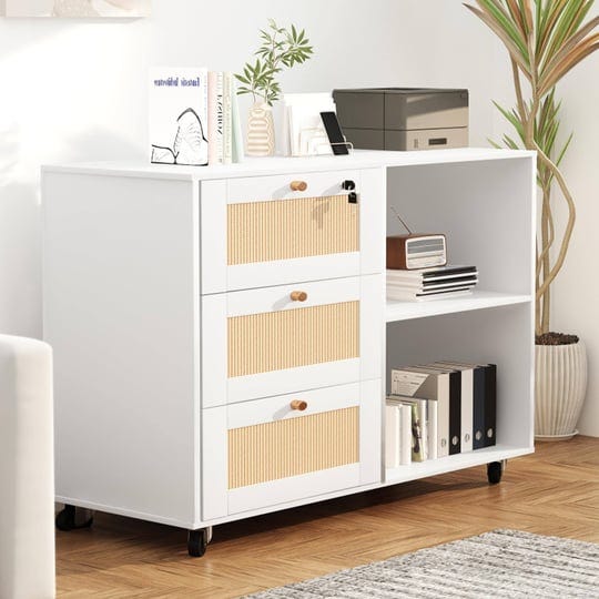 lamerge-3-drawer-wood-file-cabinet-with-lockrattan-office-storage-cabinet-printer-stand-with-storage-1