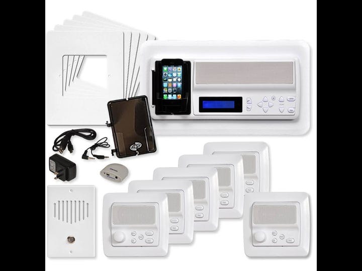 ist-retro-music-intercom-system-package-5-rooms-vertical-frames-almond-1