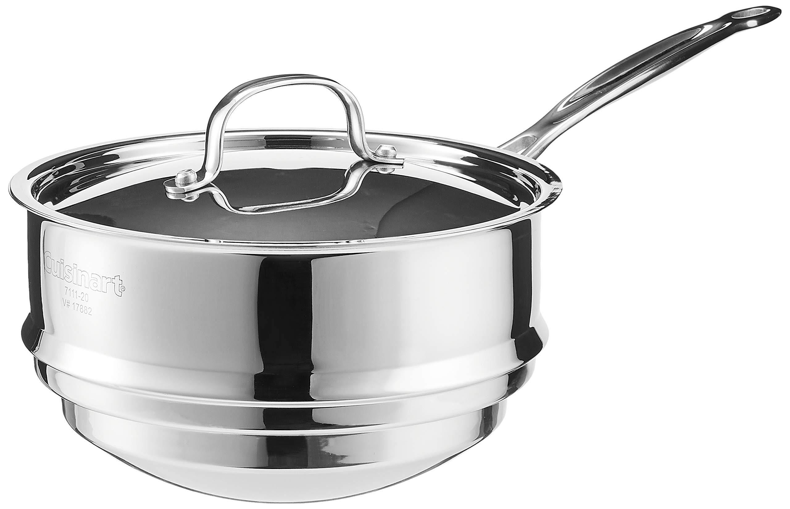 Cuisinart Universal Double Boiler: Stainless Steel Pot for Flavor Retention and Effortless Cooking | Image