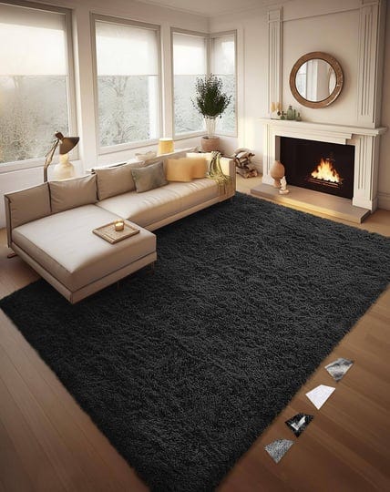 ophanie-8x10-black-area-rugs-for-living-room-large-shag-bedroom-carpet-big-indoor-thick-soft-nursery-1