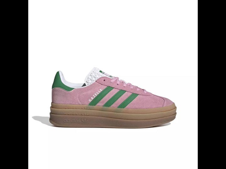 adidas-originals-womens-gazelle-bold-shoes-size-11-pink-green-1